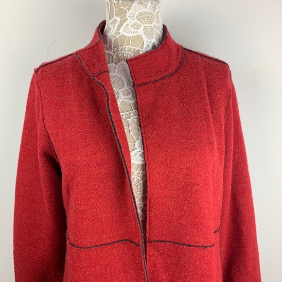 🎉SOLD🎉 Eileen Fisher Medium Long Jacket Cardigan - Picture 2 of 8